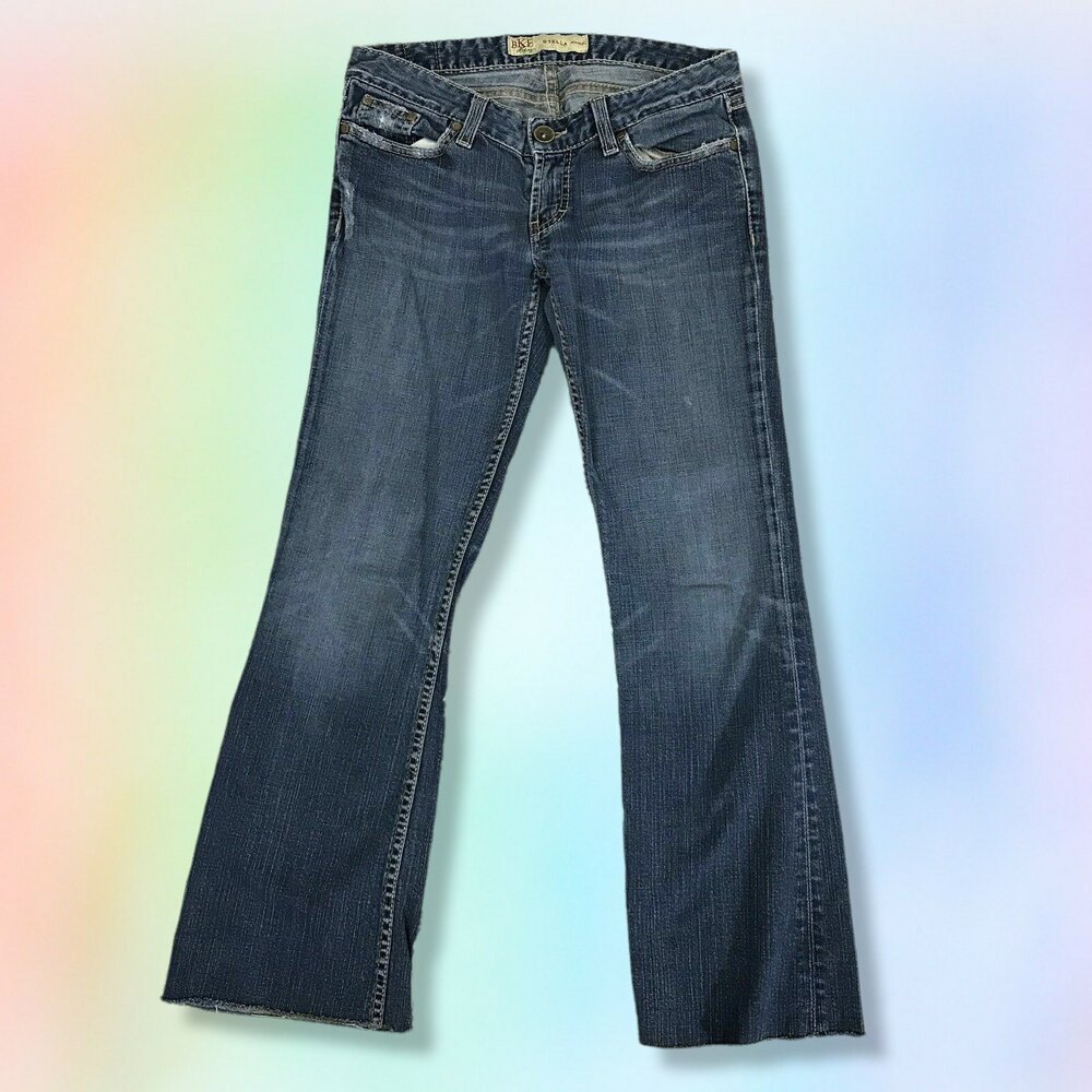 Buckle‎ BKE STELLA Stretch Raw Hem Stretch Cropped Jeans Sz 29x27